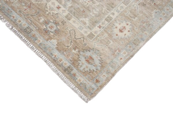 LTO-05 – Hand Knotted Rug – Turkish Knotts Oushak – Camal/Brown