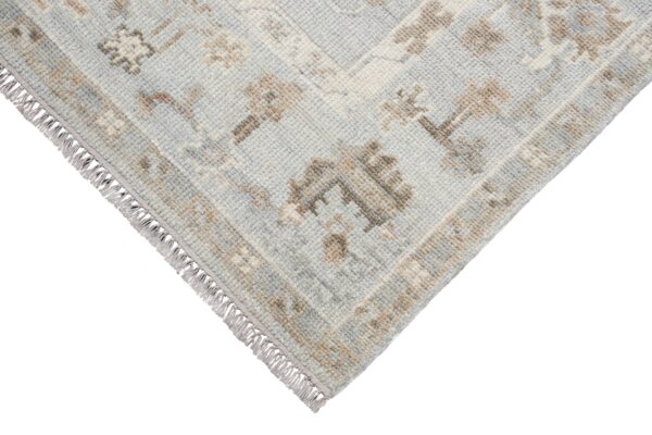 LTO-08 – Hand Knotted Rug – Indian Knotts Oushak – Coin/Coin