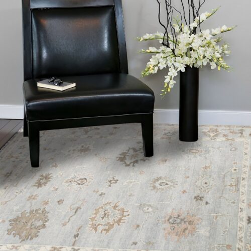 LTO-08 – Hand Knotted Rug – Indian Knotts Oushak – Coin/Coin