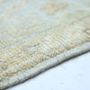 Hand-Knotted High Low Oushak Rug – Silver Oushak Rug