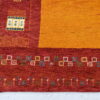 Hand-Knotted Gabbeh Rug – Yellow Geometric Rug