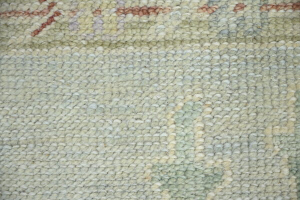 DSC_0259 Hand-Knotted Turkish Colorful Oushak Rug – Aqua Gray