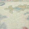 Hand-Knotted Turkish Colorful Oushak Rug – Beige Rust