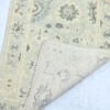 Hand-Knotted Turkish Pastel Oushak Runner Rug – Aqua