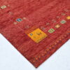 Hand-Knotted Gabbeh Rug – Yellow Geometric Rug (Copy)