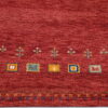 Hand-Knotted Gabbeh Rug – Yellow Geometric Rug (Copy)