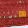 Hand-Knotted Gabbeh Rug – Yellow Geometric Rug (Copy)