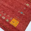 Hand-Knotted Gabbeh Rug – Yellow Geometric Rug (Copy)
