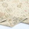 Hand-Knotted High Low Oushak Rug – Camel Wool Rug